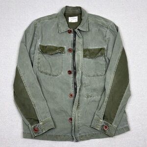 Lucky Brand Green Field Jacket Chore Coat Size M